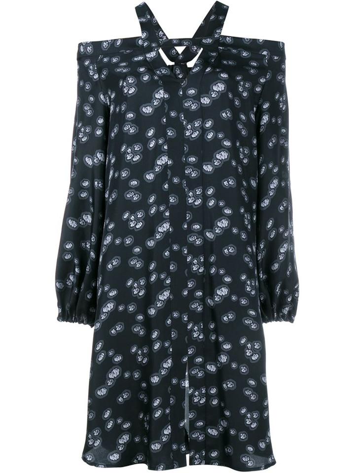 Ellery Aramis Floral Print Silk Dress