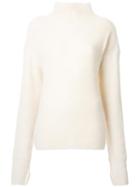 Le Ciel Bleu 'mo/si' Jumper, Women's, Size: 36, White, Silk/mohair