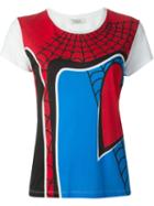 Valentino Super-h Spiderman Print T-shirt