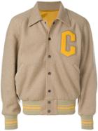 Cmmn Swdn Dixon Woven Reversible Baseball Jacket - Nude & Neutrals
