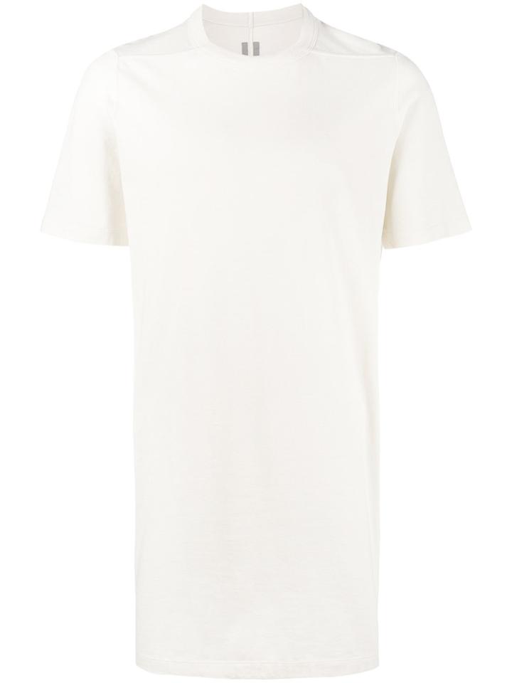 Rick Owens Long Short Sleeve T Shirt - Nude & Neutrals