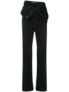 Y / Project High Waist Denim Pants - Black