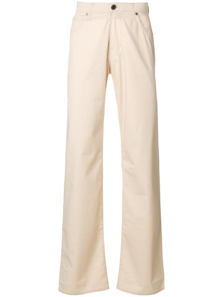 Armani Jeans Flared Trousers - Nude & Neutrals