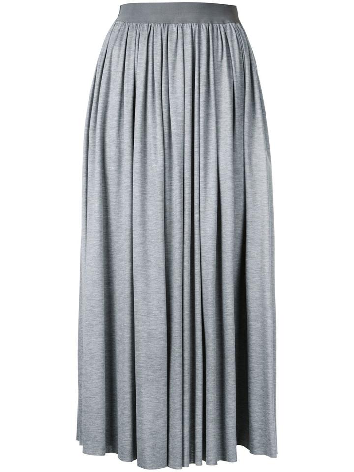 Astraet Pleated Skirt, Women's, Size: 0, Grey, Cupro