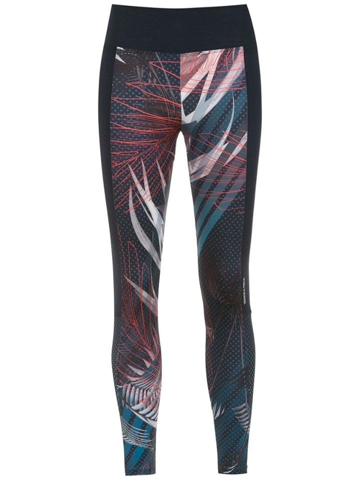 Track & Field Trilha Printed Leggings - Black