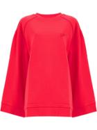 Juun.j Wide Sleeve Sweatshirt - Red