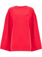 Juun.j Wide Sleeve Sweatshirt - Red