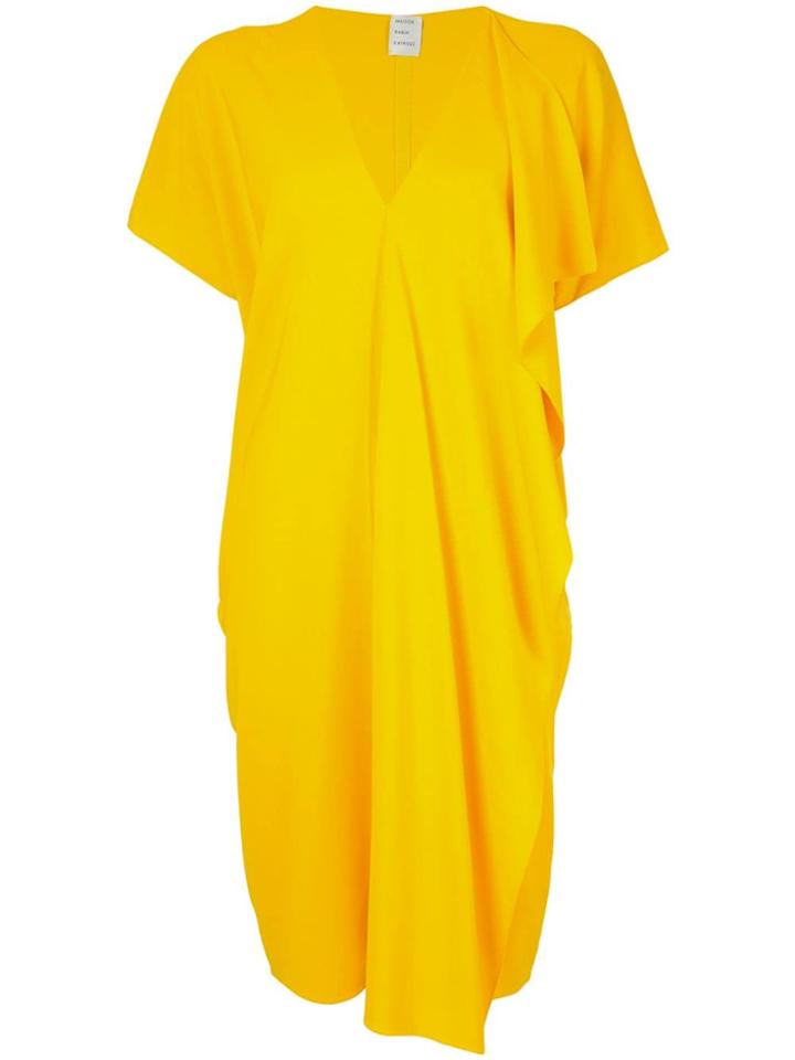 Maison Rabih Kayrouz Gathered Dress - Yellow
