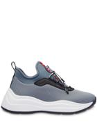 Prada Sport Knit Sneakers - Blue