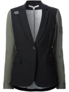 Veronica Beard Contrast Sleeve Blazer