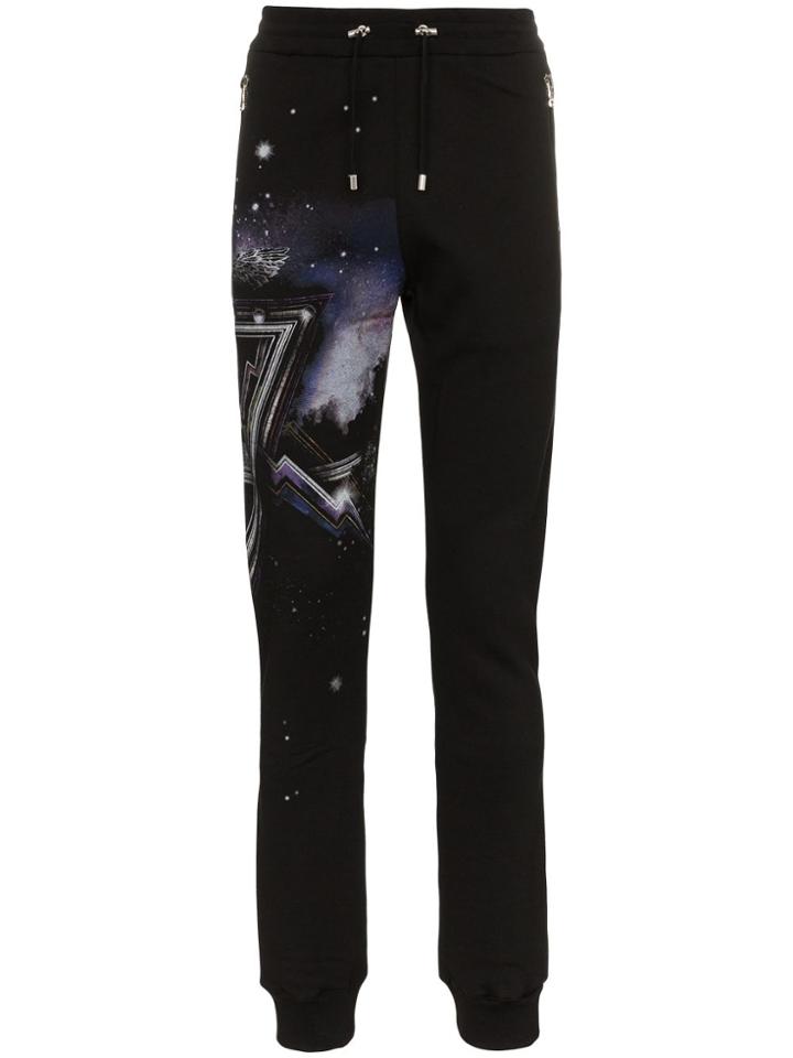 Balmain Balm Pyramid Print Swtpny Blk - Black