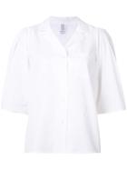 Rosie Assoulin Shortsleeved Shirt, Women's, Size: Large, White, Cotton