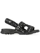 Stella Mccartney Logo Strap Sandals - Black