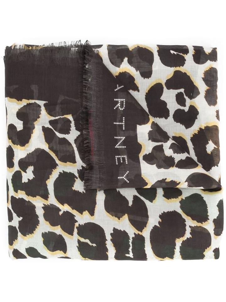 Stella Mccartney Leopard Print Scarf
