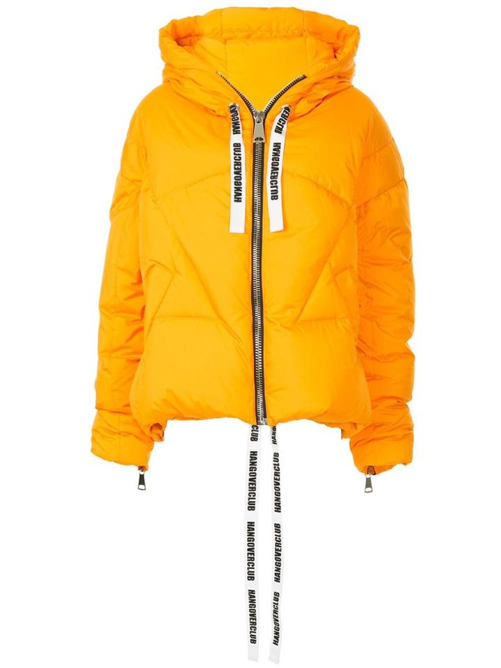 Khrisjoy Oversized Padded Jacket - Orange