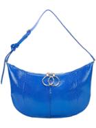Nina Ricci - Hobo Shoulder Bag - Women - Python Skin - One Size, Blue, Python Skin