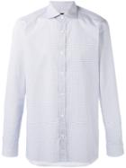 Z Zegna - Fine Print Shirt - Men - Cotton - 42, White, Cotton