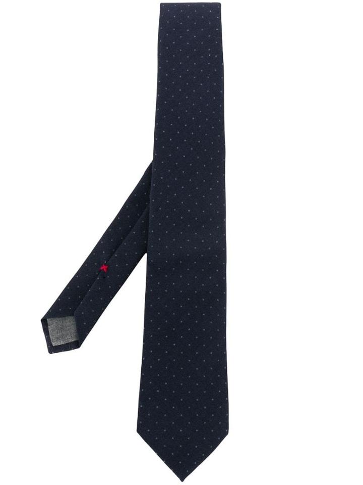 Brunello Cucinelli Spotted Tie - Blue