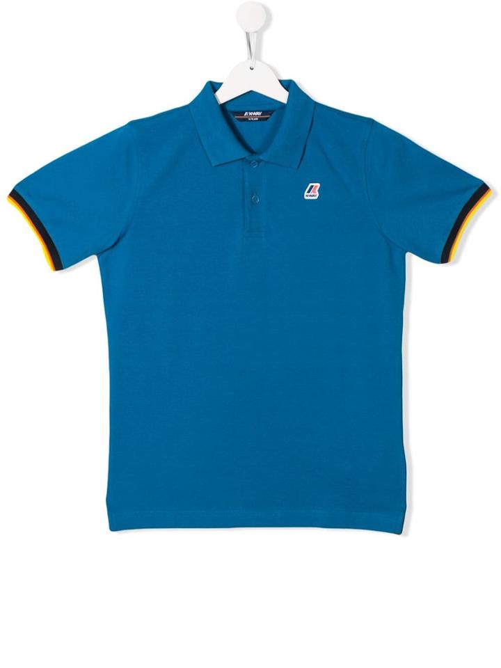 K Way Kids Basic Polo Shirt - Blue