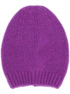 Fabiana Filippi Knitted Beanie - Purple