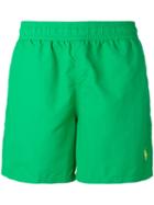 Polo Ralph Lauren Elasticated Waistband Swim Shorts, Men's, Size: Medium, Green, Polyester/polyamide