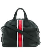 Givenchy - Stripe-trim Tote Bag - Women - Calf Leather - One Size, Black, Calf Leather