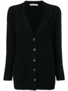 Fabiana Filippi V-neck Button Cardigan - Black