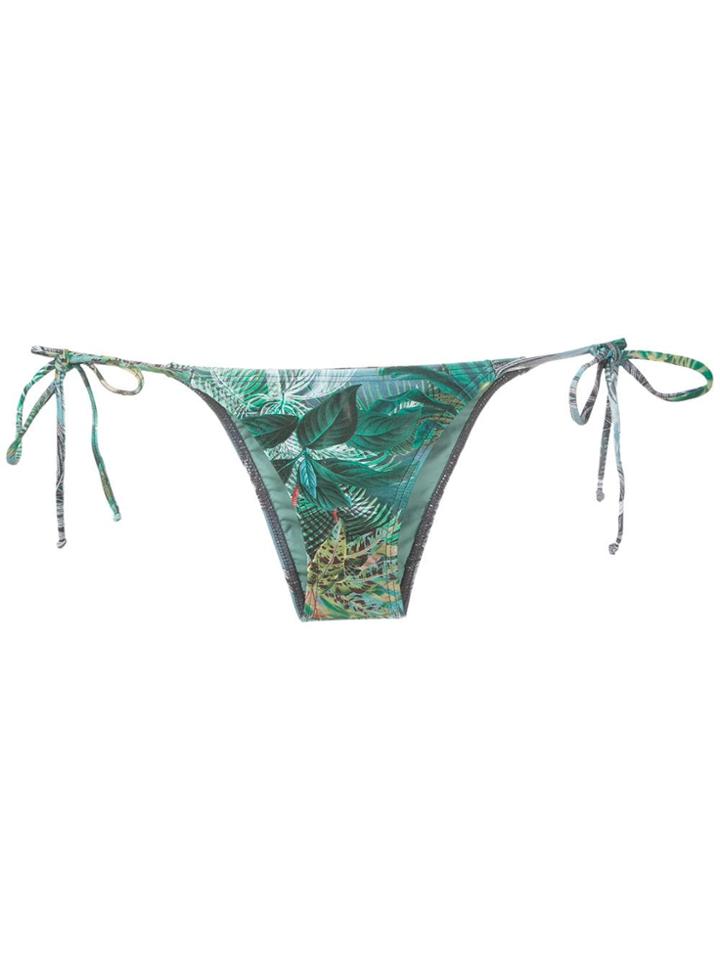 Lygia & Nanny Thai Printed Bikini Bottom - Green