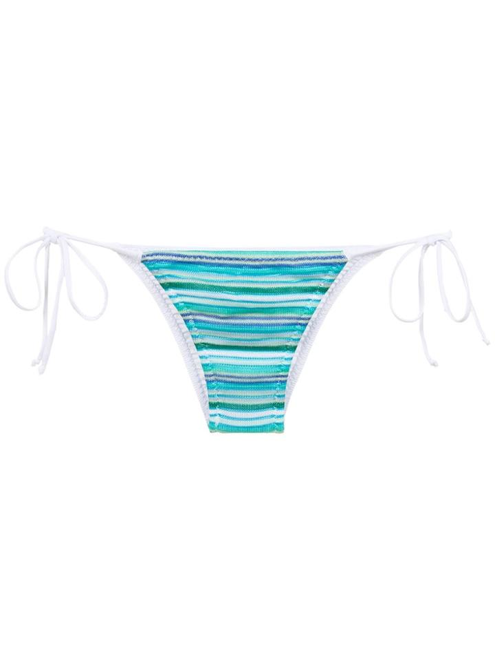 Cecilia Prado Bella Knitted Bikini Bottom - Blue
