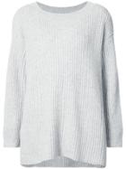 Le Kasha Ribbed Knitted Sweater - Grey