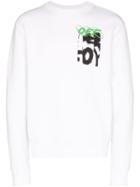 Off-white Graphic Print Sweatshirt - 0188 White Multicolor