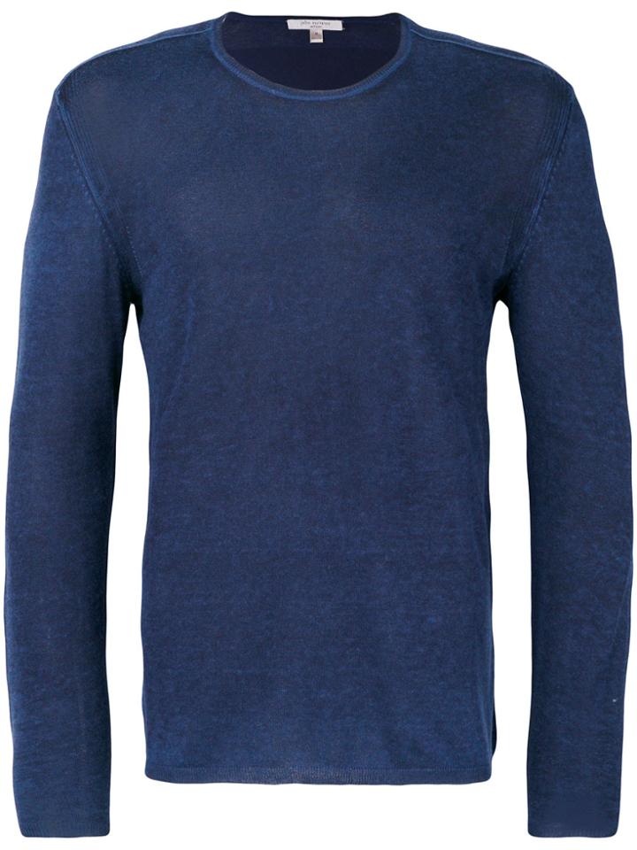 John Varvatos Fine-knit Sweater - Blue