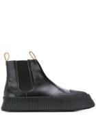 Jil Sander Platform Ankle Boots - Black