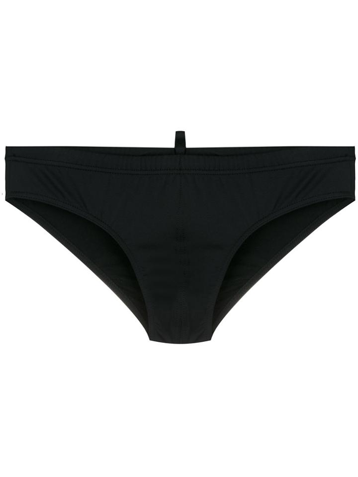Dsquared2 Rear Logo Swim Briefs - Black