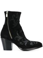 Rocco P. 70mm Zipped Ankle Boots - Black