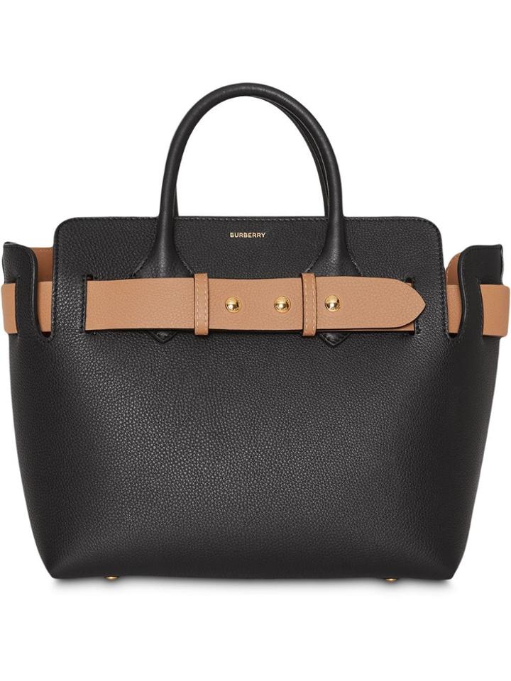 Burberry The Small Leather Triple Stud Belt Bag - Black