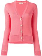 Etro Button Up Cardigan, Women's, Size: 42, Pink/purple, Cotton/cashmere