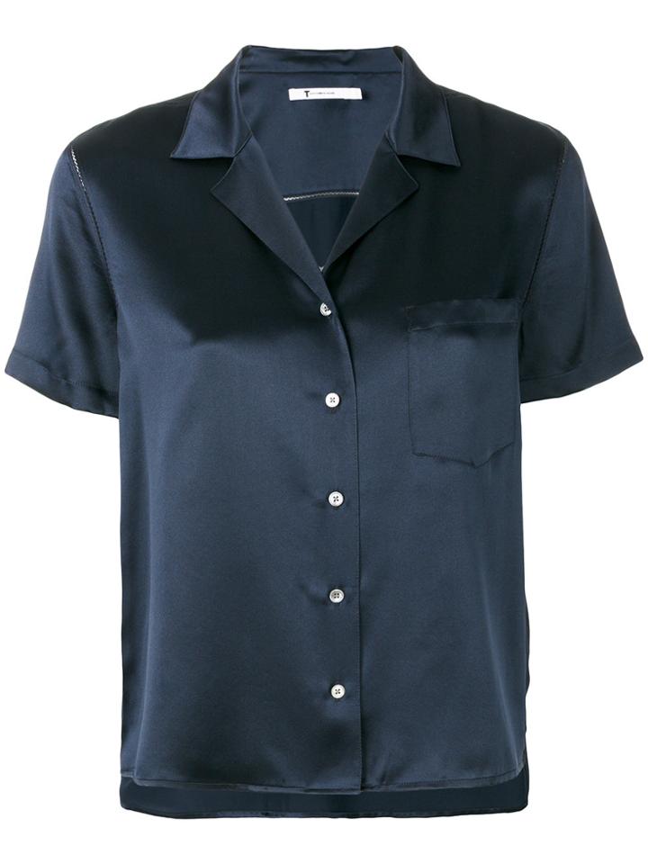 T By Alexander Wang Short-sleeved Shirt - Blue
