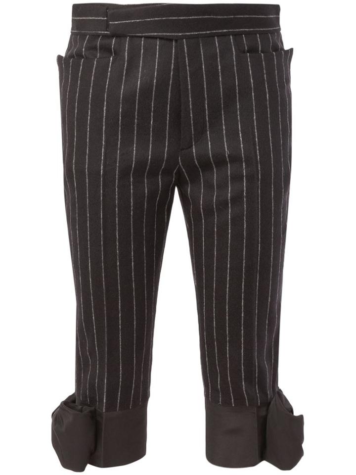 Maison Margiela Cropped Bow Detail Trousers