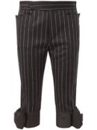 Maison Margiela Cropped Bow Detail Trousers