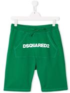Dsquared2 Kids Logo Shorts - Green
