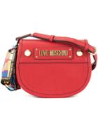 Love Moschino Cross Body Bag With Scarf - Red