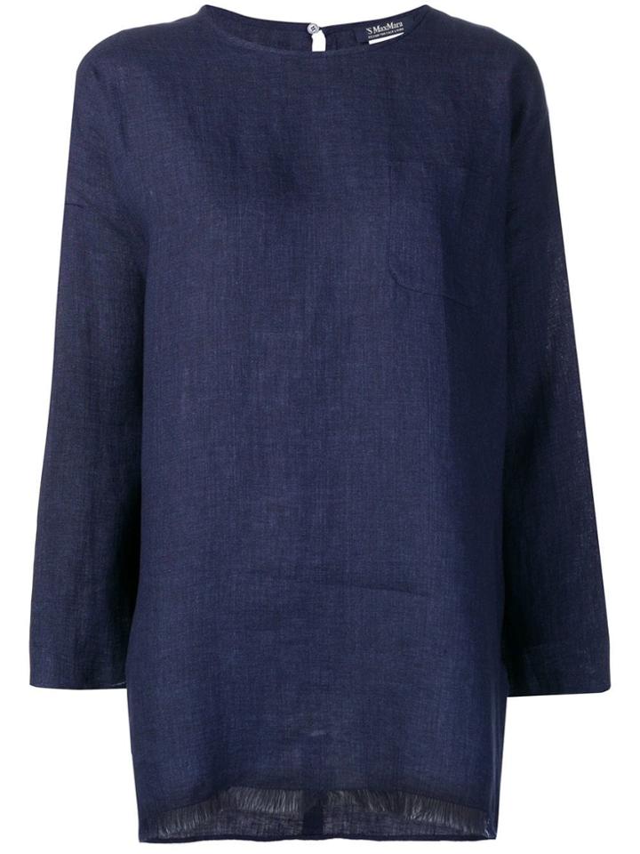 's Max Mara Oversized Top - Blue