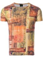 Jean Paul Gaultier Pre-owned Mixed-print T-shirt - Orange