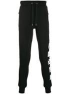 Frankie Morello Printed Track Pants - Black