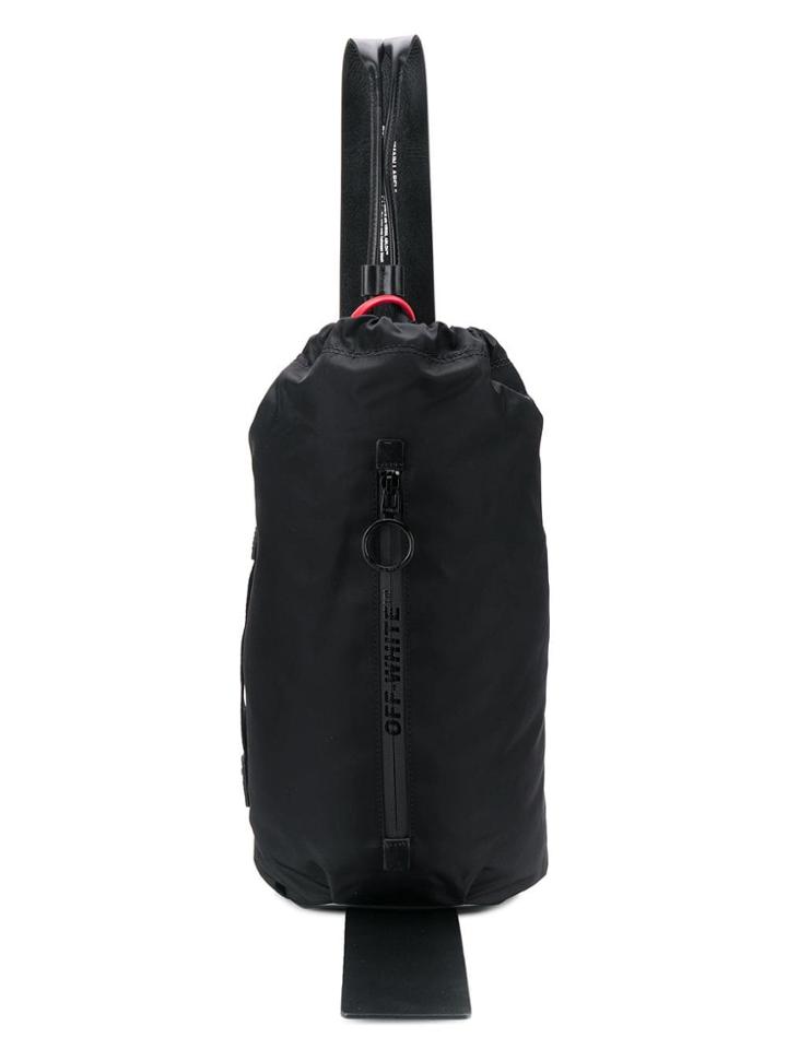 Off-white Industrial Strap Backpack - Black