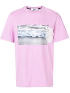 Msgm Printed T-shirt - Pink & Purple