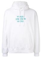 Doublet Embroidered Logo Hoodie - White