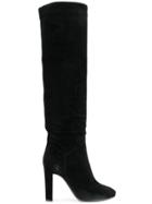 Alberta Ferretti Knee Boots - Black
