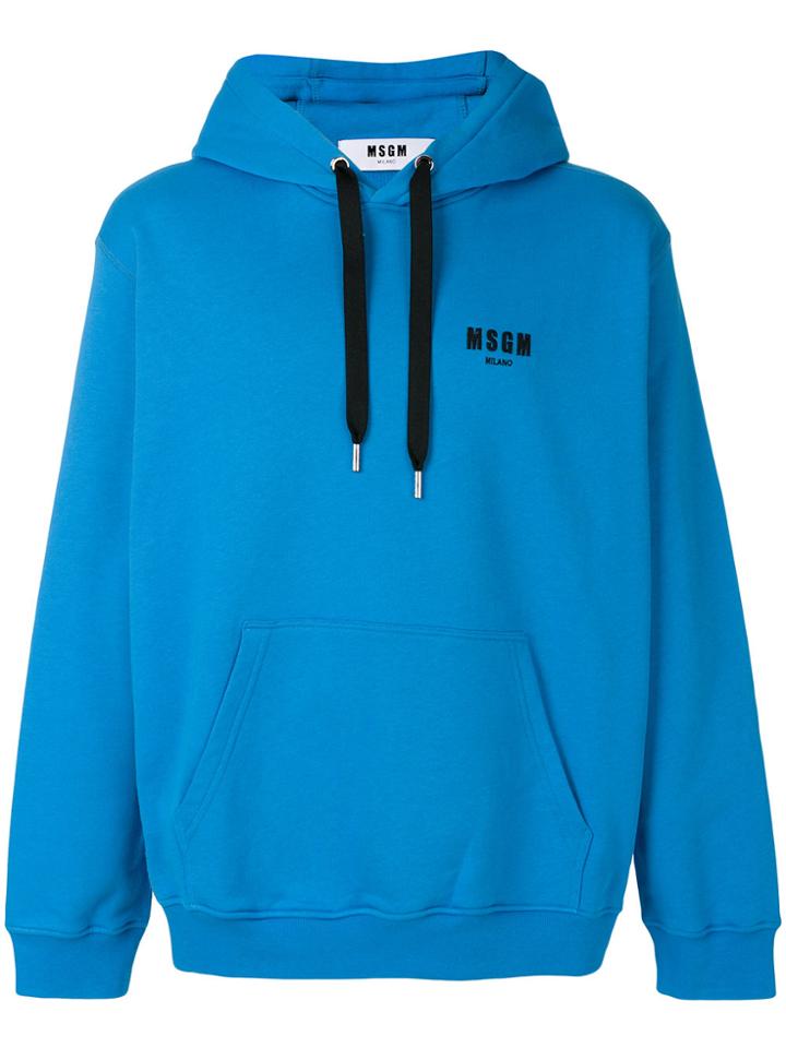 Msgm Classic Hoody - Blue